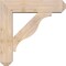 Ekena Millwork Funston Craftsman Smooth Bracket w/ Offset Brace, Douglas Fir, 7 1/2"W x 30"D x 30"H BKT0806X30X30FST04SDF - alternate 4